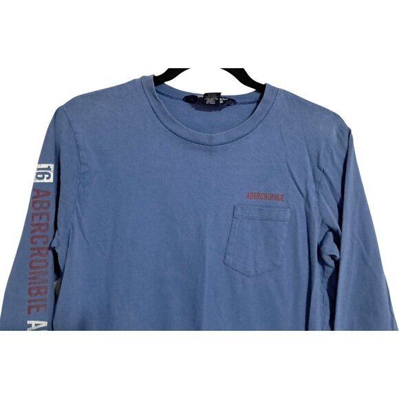 Vintage 1892 Abercrombie & Fitch Blue Mens M Long Sleeve Shirt - Picture 6 of 8